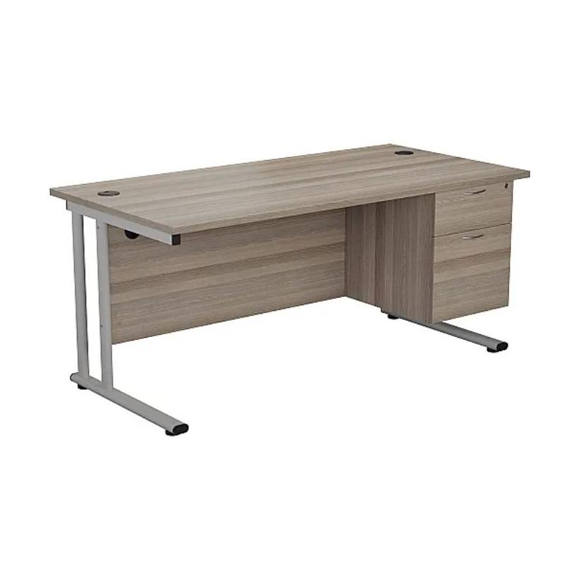Escritorios de banco modulares espalda con espalda