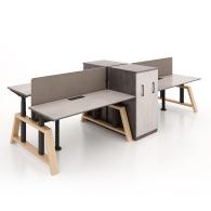 Escritorio-cubículo modular Stratto
