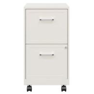 Archivero vertical móvil de 2 cajones