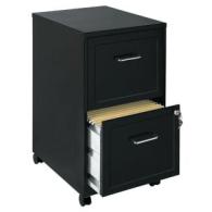 Archivador móvil vertical de 2 cajones