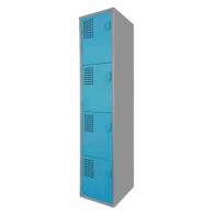 Locker Color Azul - 4 Puertas