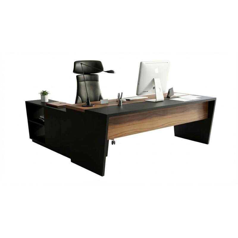 Escritorio para oficina en L Ellison-Escritorios en L-Muebles para oficina Guadalajara y CDMX