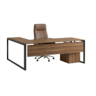 Escritorio de oficina ejecutivo de esquina