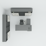 Escritorio para oficina Moderno GREY