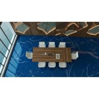 Mesa de reuniones de conferencias de oficina