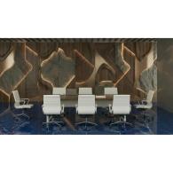 Mesa de reuniones de conferencias de oficina