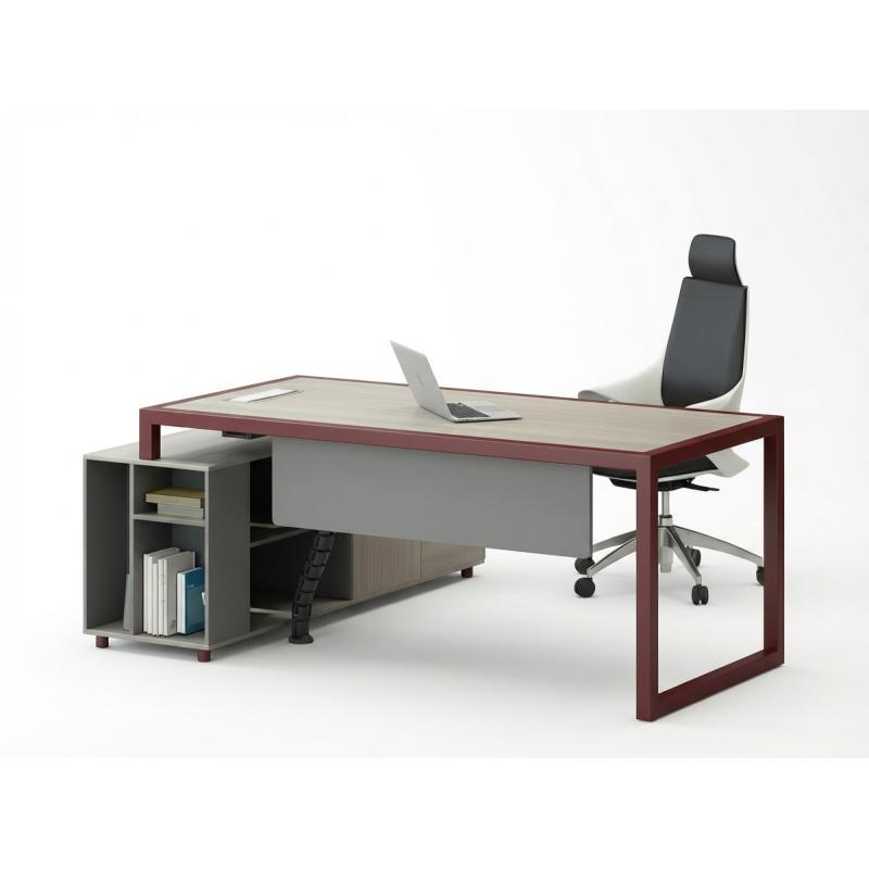 Escritorio de oficina moderno / Vintage-Escritorios Directivos-Muebles para oficina Guadalajara y CDMX