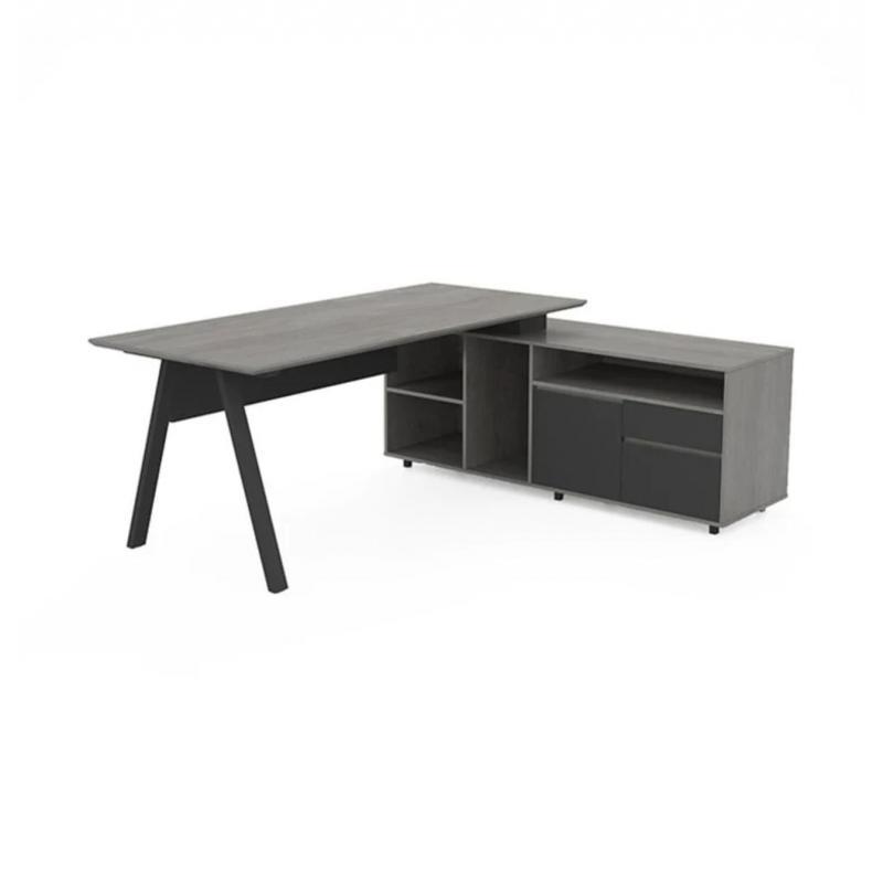 Mesa de escritorio de oficina moderna-Escritorios Directivos-Muebles para oficina Guadalajara y CDMX