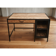 Escritorio Drawers / Café con negro /