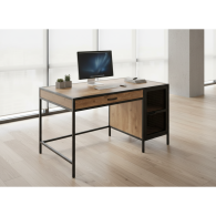 Escritorio Drawers / Café con negro /