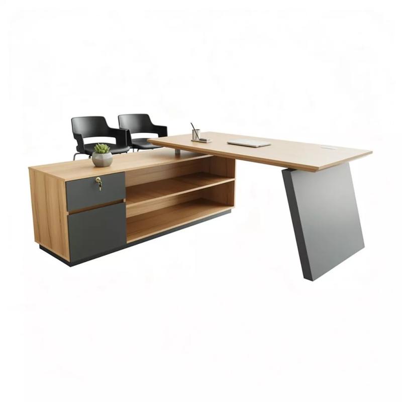 Escritorio ejecutivo de oficina-Escritorios Directivos-Muebles para oficina Guadalajara y CDMX