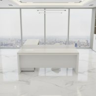 Mobiliario de oficina moderno Mesa de escritorio para computadora