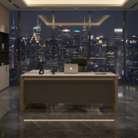 Mobiliario de oficina moderno Mesa de escritorio para computadora