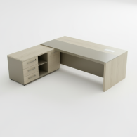 Mobiliario de oficina moderno Mesa de escritorio para computadora