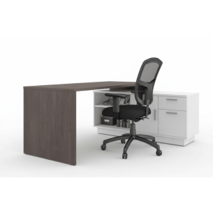 Escritorio Para Computadora De Madera En Forma De L