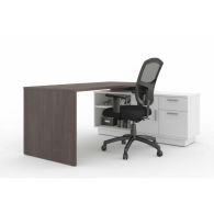 Escritorio Para Computadora De Madera En Forma De L