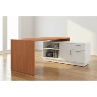 Escritorio Para Computadora De Madera En Forma De L