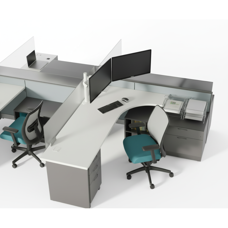 Estación de trabajo de oficina industrial-Inicio-Muebles para oficina Guadalajara y CDMX