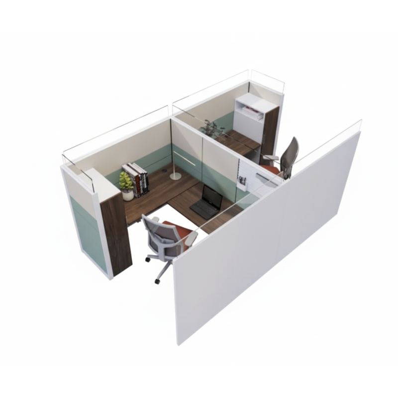 Estacion de trabajo de oficina de cubiculo-Inicio-Muebles para oficina Guadalajara y CDMX