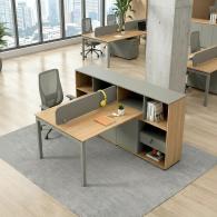 Estación de trabajo de muebles de oficina