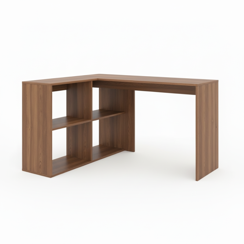 Escritorio Mccoy Forma L Con Librero-Inicio-Muebles para oficina Guadalajara y CDMX