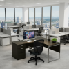 Escritorio Corner Gray | Muebles para Oficina Modernos