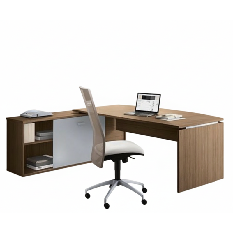 Escritorio de oficina Black Glass Duo-Inicio-Muebles para oficina Guadalajara y CDMX