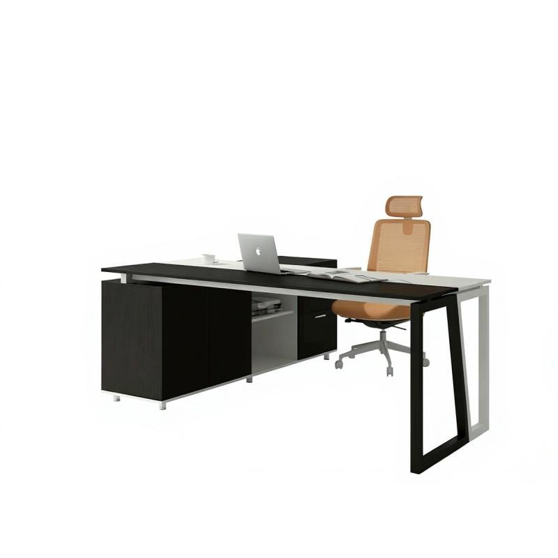 Escritorio estación de trabajo individual-Inicio-Muebles para oficina Guadalajara y CDMX