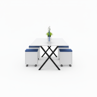 Cubiculos de oficina de estacion de trabajo