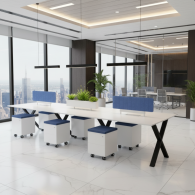 Cubiculos de oficina de estacion de trabajo