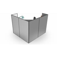 Cubículo Black ELLEGANCE