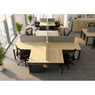 Estacion de trabajo de oficina de cubiculo