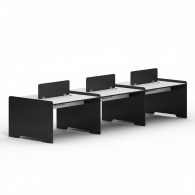 Estacion de trabajo de oficina para 6 personas