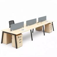 Cubículo estación de trabajo moderna para oficina