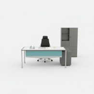 Escritorio de gerente de muebles de oficina