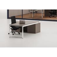 Escritorio de oficina modular de melamina