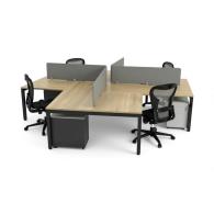 Estacion de trabajo de oficina de cubiculo