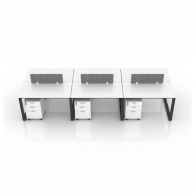 Estacion de trabajo de cubiculo de oficina