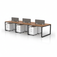 Estacion de trabajo de cubiculo de oficina