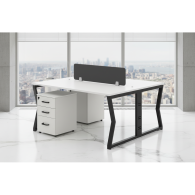 Estacion de trabajo de oficina para 2 personas