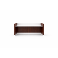 Recepción para oficina White Brown