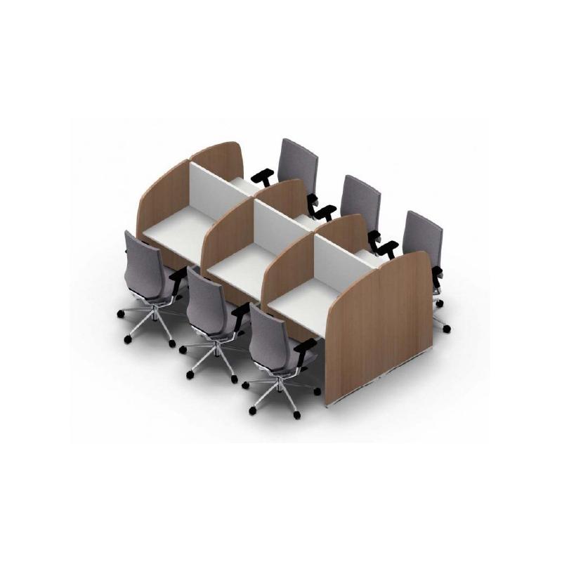 Estación de trabajo Cubículo Elegant-Cubículos de Oficina-Muebles para oficina Guadalajara y CDMX