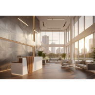 Mostrador de recepción