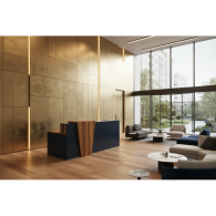 Mostrador de recepción