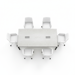 Mesa de oficina moderna para conferencias