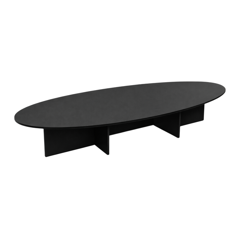 Mesa de Juntas “Élite Oval Black”-Inicio-Muebles para oficina Guadalajara y CDMX