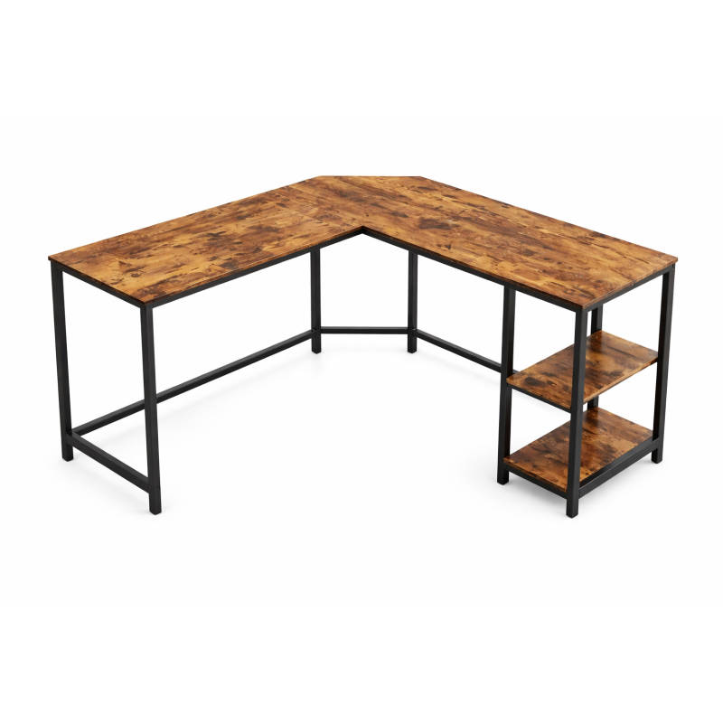 Escritorio L Industrial Vintage Rustico-Home-Muebles para oficina Guadalajara y CDMX