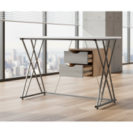 Escritorio Desk Bora / Maple con gris
