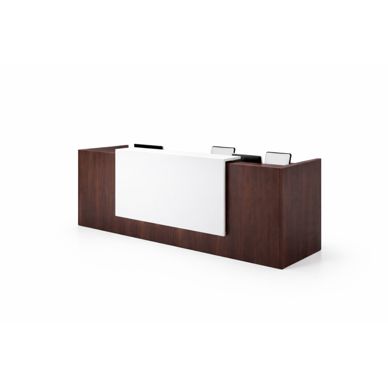 Recepción para oficina White Brown-Inicio-Muebles para oficina Guadalajara y CDMX