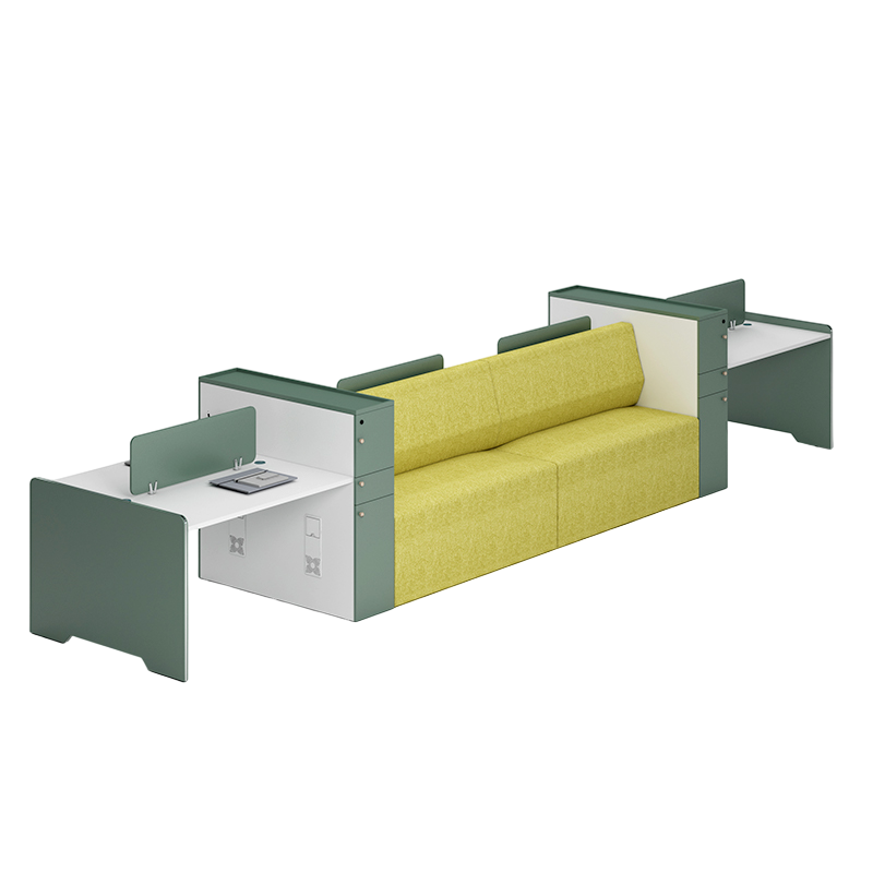 Escritorio de estación de trabajo de muebles modulares-Inicio-Muebles para oficina Guadalajara y CDMX